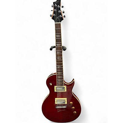 Used Mitchell MS450 Red Solid Body Electric Guitar