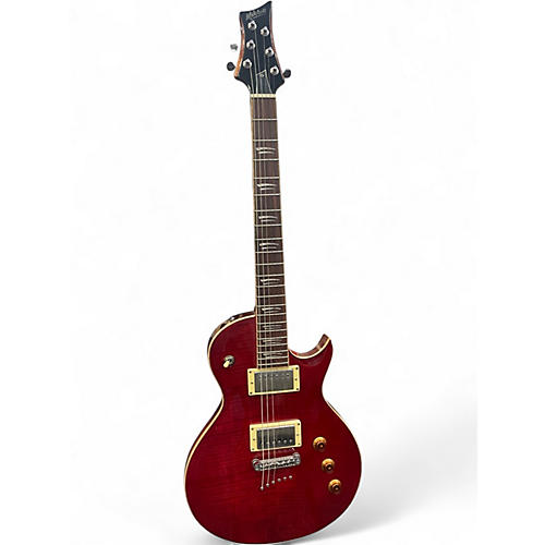 Used Mitchell MS450 Trans Crimson Red Solid Body Electric Guitar Trans Crimson Red