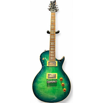 Used Mitchell MS450 Trans Green Solid Body Electric Guitar