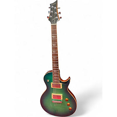 Used Mitchell MS450 Trans Green Solid Body Electric Guitar