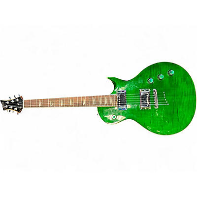 Used Mitchell MS450 Trans Green Solid Body Electric Guitar