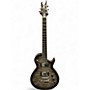Used Mitchell MS470 Black Flamed Maple Solid Body Electric Guitar Black Flamed Maple