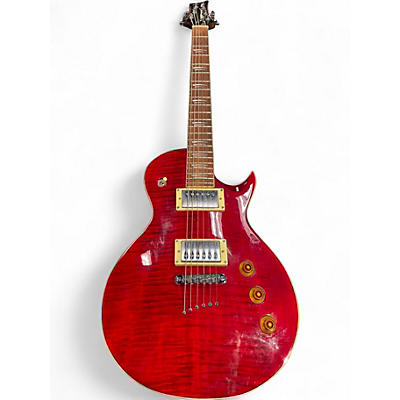 Used Mitchell MS470 Red Solid Body Electric Guitar