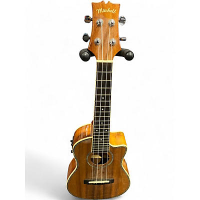 Used Mitchell MU100CE Concert Natural Ukulele