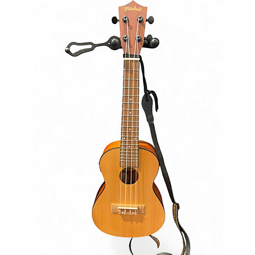 Used Mitchell MU50SE Natural Ukulele Natural