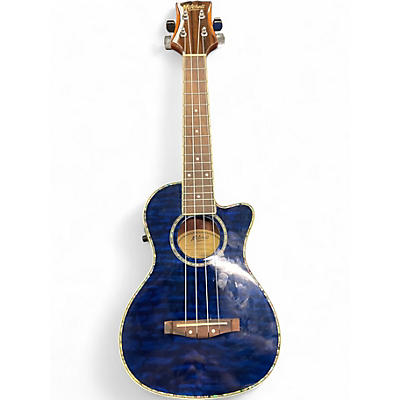Used Mitchell MU80XCEQABBL BLUE Ukulele