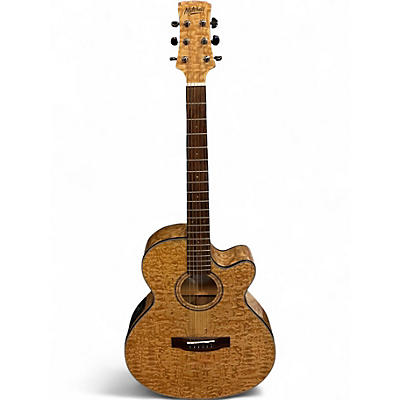 Used Mitchell MX-430 QUILTED  MAPLE Acoustic Electric Guitar