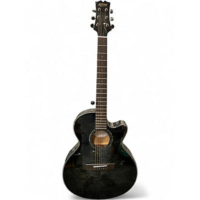 Used Mitchell MX-430QAB/MBK TURTLE BLACK Acoustic Electric Guitar