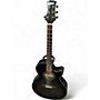 Used Mitchell MX-430QAB Midnight Black Acoustic Electric Guitar Midnight Black
