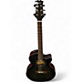 Used Mitchell MX-430QAB Midnight Black Edge Burst Acoustic Electric Guitar Midnight Black Edge Burst