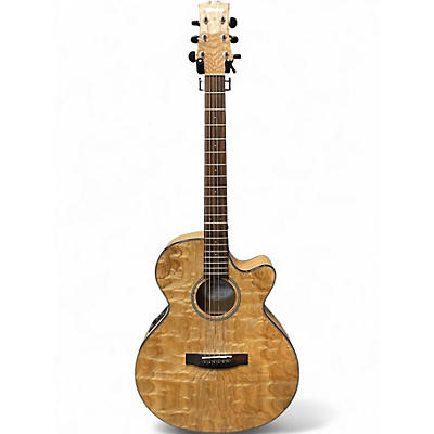Used Mitchell MX400 Natural Acoustic Electric Guitar