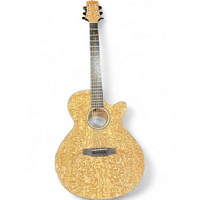 Used Mitchell MX400 QAB Natural Acoustic Electric Guitar