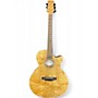 Used Mitchell Used Mitchell MX400 Quilted Ash Burl Natural Acoustic Electric Guitar Quilted Ash Burl Natural