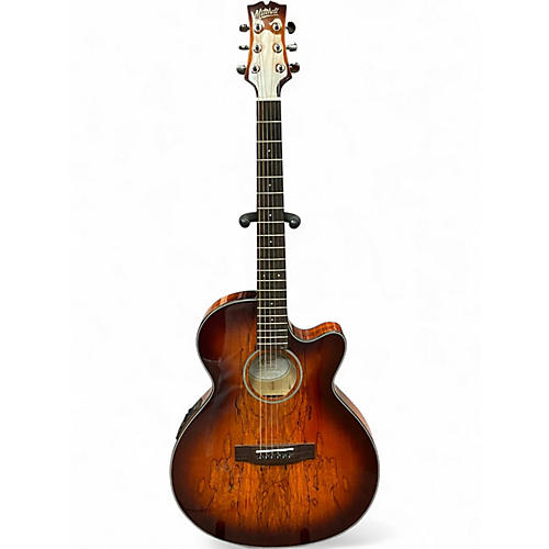 Used Mitchell MX400SM Spalted Maple Acoustic Guitar Spalted Maple