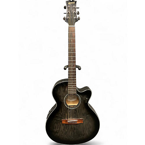 Used Mitchell MX430 Midnight Black Edge Burst Acoustic Guitar Midnight Black Edge Burst