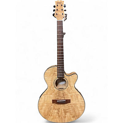 Used Mitchell MX430 QUILT MAPLE Acoustic Electric Guitar