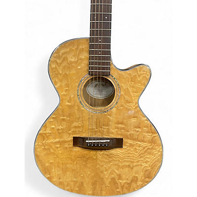 Used Mitchell MX430 Quilted Maple Acoustic Electric Guitar