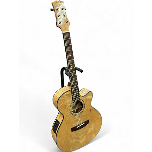 Used Mitchell MX430Q Natural Acoustic Electric Guitar Natural