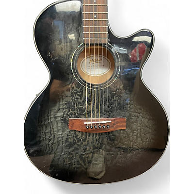 Used Mitchell MX430QAB BLACK BURST Acoustic Electric Guitar