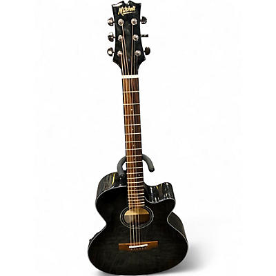 Used Mitchell MX430QAB BLACK SMOKE Acoustic Electric Guitar