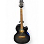 Used Mitchell MX430QAB Black Acoustic Electric Guitar Black