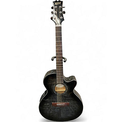 Used Mitchell MX430QAB Gray Acoustic Electric Guitar