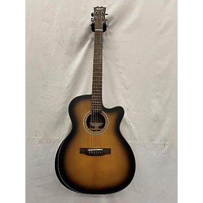 Used Mitchell MX430SM 2 Tone Sunburst Acoustic Electric Guitar