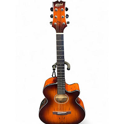 Used Mitchell MX430SM Natural Sunburst Acoustic Electric Guitar
