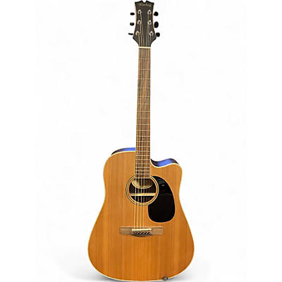 Used Mitchell Me2cec Natural Acoustic Guitar
