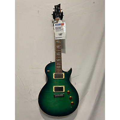 Used Mitchell Ms450 Green Solid Body Electric Guitar