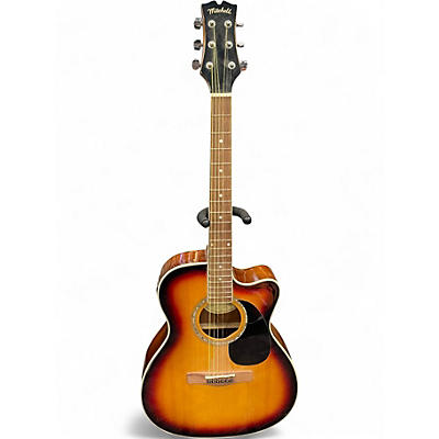 Used Mitchell O120 3 Color Sunburst Acoustic Electric Guitar
