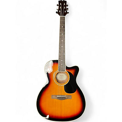 Used Mitchell O120CE 3 Color Sunburst Acoustic Electric Guitar