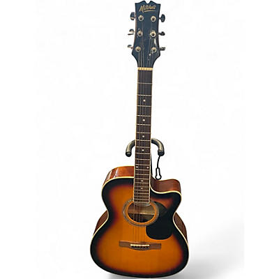 Used Mitchell O120CESB 3 Color Sunburst Acoustic Electric Guitar