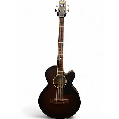 Used Mitchell T2369BCE Tobacco Burst Acoustic Bass Guitar