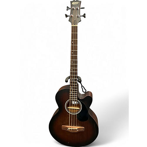 Used Mitchell T239B Natural Acoustic Bass Guitar Natural