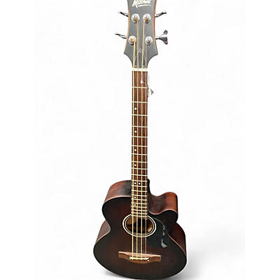 Used Mitchell T239BCE EDGE BURST Acoustic Bass Guitar