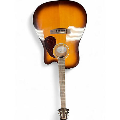 Used Mitchell T311CE 2 Tone Sunburst Acoustic Electric Guitar