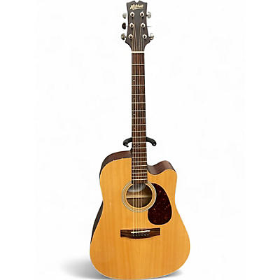 Used Mitchell T311CE Natural Acoustic Electric Guitar