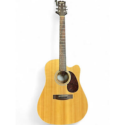 Used Mitchell T311CE Natural Acoustic Electric Guitar