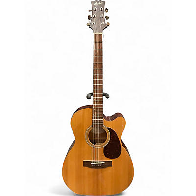 Used Mitchell T313CE Natural Acoustic Electric Guitar