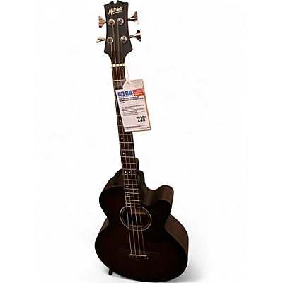 Used Mitchell T329BCE-BST Brown Sunburst Acoustic Bass Guitar