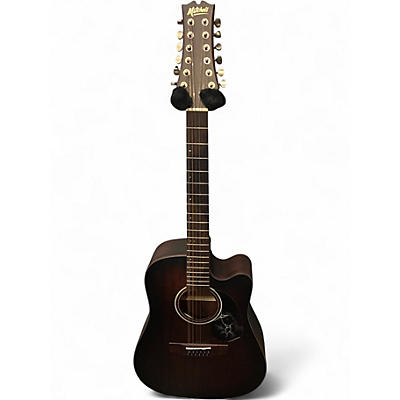Used Mitchell T331TCE-BST Mahogany 12 String Acoustic Guitar