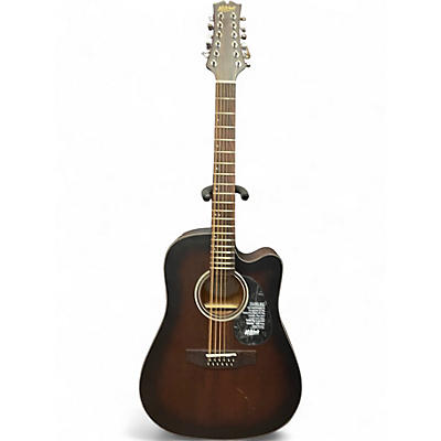 Used Mitchell T331TCE-BTS Walnut 12 String Acoustic Guitar