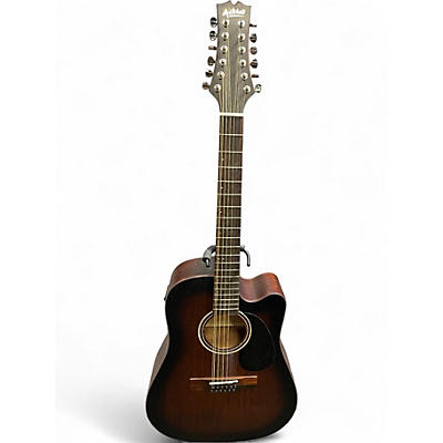 Used Mitchell T331TCE EDGE BURST 12 String Acoustic Electric Guitar