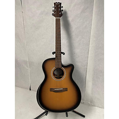 Mitchell Used Mitchell T413CE Edge Burst Acoustic Electric Guitar