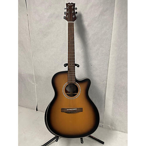 Mitchell Used Mitchell T413CE Edge Burst Acoustic Electric Guitar Edge Burst