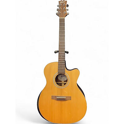 Used Mitchell T413CE Natural Acoustic Electric Guitar