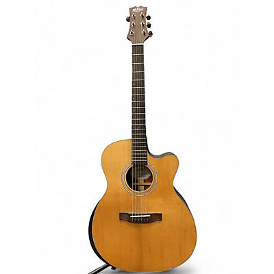 Used Mitchell T413CE Natural Acoustic Electric Guitar
