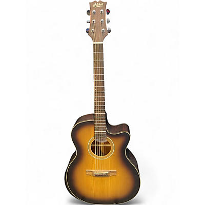 Used Mitchell T413CEBST 2 Tone Sunburst Acoustic Electric Guitar