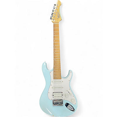 Used Mitchell TD100 Short Scale BABY BLUE Solid Body Electric Guitar